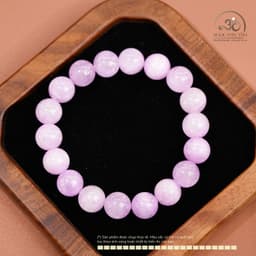 Ngọc Đan Tâm - Vòng Tay Đá Thạch Anh Tím Lavender 10mm 3A - Mệnh Hoả & Mệnh Thổ 3