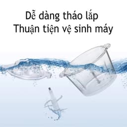 Máy Xay Thịt Đa Năng ĐẠT TƯỜNG Cối inox  2L Cao Cấp, 4 Lưỡi Kép,Động Cơ Xay Mạnh Mẽ 8