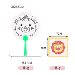 Combo 10-15 quạt tô màu, quà tặng trải nghiệm cho học sinh- Văn phòng phẩm Miu kids 4