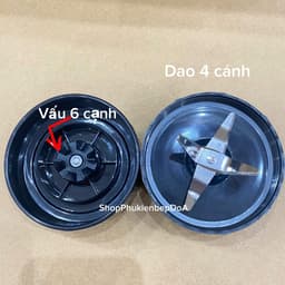 Phụ kiện máy xay Magic: Lưỡi dao cho các dòng máy xay đa năng vấu dao 4 cánh và 6 cánh 5