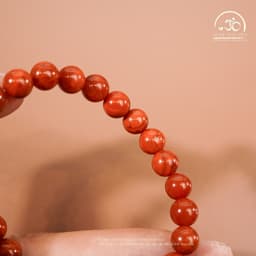 Ngọc Đan Tâm - Vòng Tay Carnelian Tứ Xuyên 7mm 5A - Mệnh Hoả & Mệnh Thổ 8