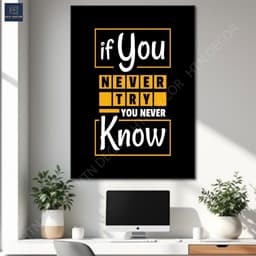 100 Mẫu Tranh Canvas Tạo Động Lực Tiếng Anh – Tranh Treo Tường Slogan Trang Trí Lớp Học, Văn Phòng 3