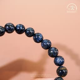Ngọc Đan Tâm - Vòng Tay Đá Giông Bão 8mm 5A - Mệnh Thuỷ & Mệnh Mộc 8