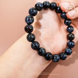 Ngọc Đan Tâm - Vòng Tay Đá Giông Bão 8mm 5A - Mệnh Thuỷ & Mệnh Mộc 4