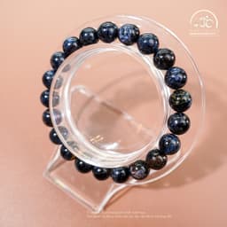 Ngọc Đan Tâm - Vòng Tay Đá Giông Bão 8mm 5A - Mệnh Thuỷ & Mệnh Mộc 7