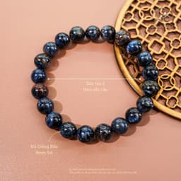Ngọc Đan Tâm - Vòng Tay Đá Giông Bão 8mm 5A - Mệnh Thuỷ & Mệnh Mộc 2
