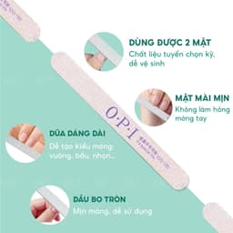 Dũa móng OPI loại Mỏng và loại Dày 2 mặt nhám, phụ kiện nail Nail Michi 4
