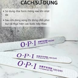Dũa móng OPI loại Mỏng và loại Dày 2 mặt nhám, phụ kiện nail Nail Michi 7