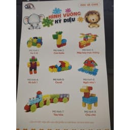 [GIÁ THANH LÝ] Đồ chơi ghép hình khối vuông diệu kỳ phát triển trí tuệ giáo dục sớm cho bé 5