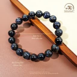 Ngọc Đan Tâm - Vòng Tay Đá Giông Bão 10mm 5A - Mệnh Thuỷ & Mệnh Mộc 2