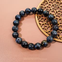 Ngọc Đan Tâm - Vòng Tay Đá Giông Bão 10mm 5A - Mệnh Thuỷ & Mệnh Mộc 7