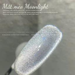 Chai Sơn gel mắt mèo Ánh Trăng MiLan - Gel trắng bạc sáng màu siêu xinh Nail Michi Store 8
