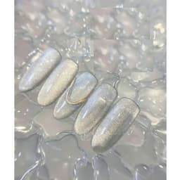Chai Sơn gel mắt mèo Ánh Trăng MiLan - Gel trắng bạc sáng màu siêu xinh Nail Michi Store 4