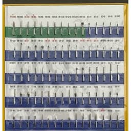 Mũi khoan mani mã (FO,SR, RS,EX,BC,TF,SO) xanh dương vỉ 5 mũi 4