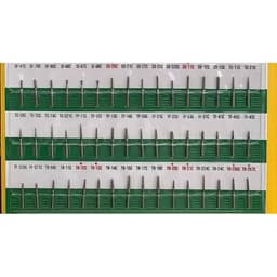Mũi khoan Mani  (MÃ ;SR;TC;TF;TR )xanh lá vỉ 5 mũi 6