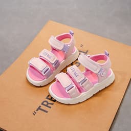 Giày Sandal 3 quai Bé Gái Dễ Thương | Size 26–37 | Quai Dán Êm Chân, Chống Trượt .K500 5