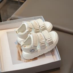 Giày Sandal 3 quai Bé Gái Dễ Thương | Size 26–37 | Quai Dán Êm Chân, Chống Trượt .K500 6