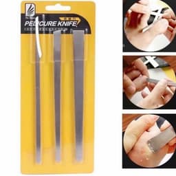 Bộ 3 Cây Lấy Khoé Chân Nail Bằng Inox Siêu Bền, không gỉ chuyên dụng Tiệm Nail Nhà SuMi 1