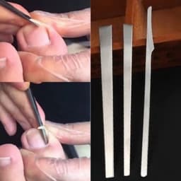 Bộ 3 Cây Lấy Khoé Chân Nail Bằng Inox Siêu Bền, không gỉ chuyên dụng Tiệm Nail Nhà SuMi 8
