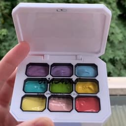 Gel dặm ombre HUAXI 9 màu Chính Hãng, chất mịn, Đẹp Tự Nhiên, Không Vón Cục 4