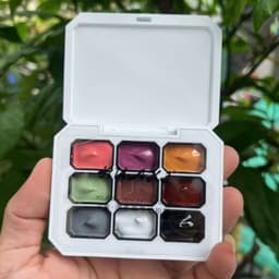 Gel dặm ombre HUAXI 9 màu Chính Hãng, chất mịn, Đẹp Tự Nhiên, Không Vón Cục 6