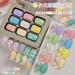 Gel dặm ombre HUAXI 9 màu Chính Hãng, chất mịn, Đẹp Tự Nhiên, Không Vón Cục 9