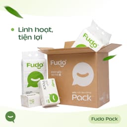 [COMBO 2 THÙNG] Khăn giấy Fudo 3 lớp 100% sợi tre tự nhiên không tẩy trắng (1 Để Bàn, 1 Treo Tường) 7