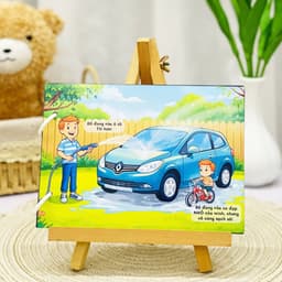 Thẻ Flash EVON BABY dạy bé tập nói - Giúp Bé Tập Nói Sớm - Bé tập so sánh - TO NHỎ 9