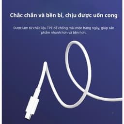 Bộ Sạc Nhanh (Củ PD45W/PD30W/PD20W+Dây 1m/1.5m/2m) - Bảo vệ thiết bị không nóng máy chống nổ -  An Toàn cho Điện Thoại 8