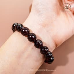 Ngọc Đan Tâm - Vòng Tay Garnet Tím 10mm 5A - Mệnh Hoả & Mệnh Thổ 6