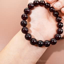 Ngọc Đan Tâm - Vòng Tay Garnet Tím 10mm 5A - Mệnh Hoả & Mệnh Thổ 5