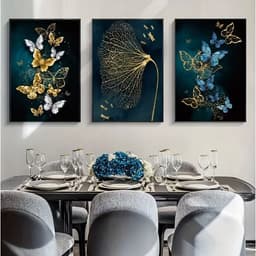 Bộ 3 Tranh Trang Trí Kết Hợp Hiện Đại & Cổ Điển - Phù Hợp Trang Trí Phòng Khách & Phòng Ngủ Gia Đình 5