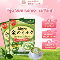 【Date Mới】Kẹo KANRO vị MATCHA LATTE sữa Trà Xanh Nội Địa Nhật 70g 1