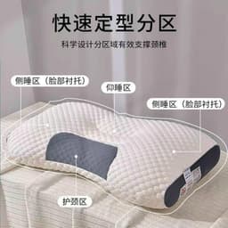 [Top Value] Gối Massage Chống Đau Cổ Vai Gáy Chất Liệu Dệt Kim Lõi Bông Xơ Hàng Cao Cấp 3