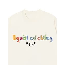 Áo Vớ Vẩn Vui Tươi REDLABEL Áo Thun NGƯỜI CÓ CHỒNG SỊN Cotton 100% Oversize Nam Nữ TS58 5
