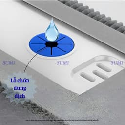 Cây Lau Nhà Tự Vắt SUMI 45CM Tiện Lợi, Cây Lau Nhà Siêu Sạch Thông Minh Xoay 360 Độ Thấm Hút Đa Năng 5