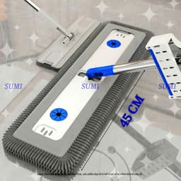 Cây Lau Nhà Tự Vắt SUMI 45CM Tiện Lợi, Cây Lau Nhà Siêu Sạch Thông Minh Xoay 360 Độ Thấm Hút Đa Năng 2