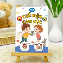 Thẻ Flash EVON BABY dạy bé tập nói - Bé Thể Hiện Cảm Xúc 4