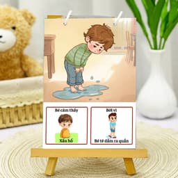 Thẻ Flash EVON BABY dạy bé tập nói - CHỦ ĐỀ PHẢN XẠ NÓI BẬT ÂM ĐẦU TIÊN 9