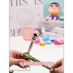 Vỉ 5 Bàn Chải Đánh Răng 3 Mặt Hình Gấu Cho Bé - Bộ Bàn Chải Đánh Răng 3 Đầu Bọc Dễ Thương Cho Trẻ Từ 3 Đến 15 Tuổi 7