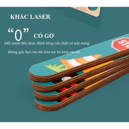 Ghép hình gỗ que kem 2 mặt MY BI BI – Đồ chơi tranh ghép gỗ 3D nhiều chủ đề giáo dục sớm cho bé 8