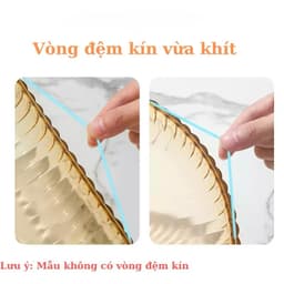 Khay đựng mứt Tết 2026, khay đựng bánh kẹo chia hũ sang trọng có nắp chống bụi 8