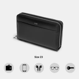 [4-25/9 TẶNG QUÀ TRUNG THU 599K] Túi Clutch Nam LECOS LC6 Da Bò Thật Quai Đeo Cổ Tay Tiện Lợi Dự Tiệc 8