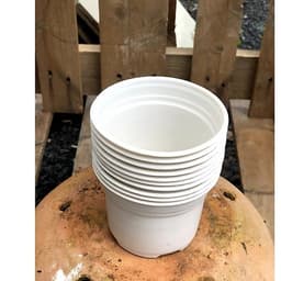 Chậu nhựa chuyên dụng trồng hoa (kích thước 18x14,6cm) shop lấy màu ngẫu nhiên 2