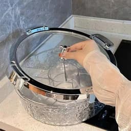 khay đựng mứt tết bánh kẹo đa năng,hộp đựng ô mai chia 6 ngăn có nắp đậy 5