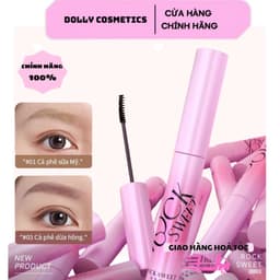 Mascara Lông Mày ROCK SWEET Chống Nước Lâu Trôi Không Phai Giữ Màu 24H 1