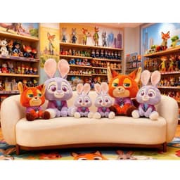 Gấu bông lấy cảm hứng từ Zootopia với tạo hình Nick Cáo và Thỏ Judy MIU GẤU XINH 3