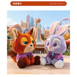 Gấu bông lấy cảm hứng từ Zootopia với tạo hình Nick Cáo và Thỏ Judy MIU GẤU XINH 1