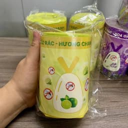 Túi Rác Có Dây Rút Hương Chanh Xả 50 Cuộn Chống Rò Rỉ Chịu Lực Tốt Khử Mùi Đuổi Muỗi Côn Trùng Tiện Lợi 7