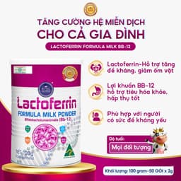 [DATE 3/2028] (LACTO HỒNG) Lactoferrin Formula Milk BB-12 ROYAL AUSNZ Lon 100g - Hỗ Trợ Tăng Cường Miễn Dịch 2